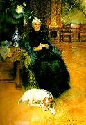 Carl Larsson portratt av fru gothilda furstenberg France oil painting artist